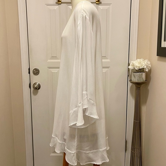 ANNE COLE Elegant White Swim Cover-Up MISSES XXL NWT - Picture 4 of 12